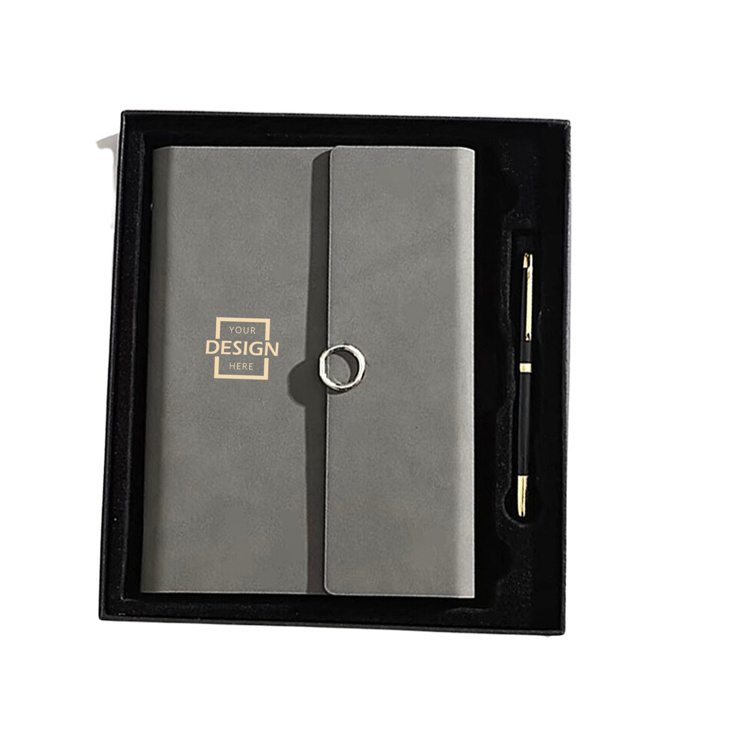 PU Gift Set Office | a5活頁筆記本PU商務辦公記事本禮盒定制BG18-1
