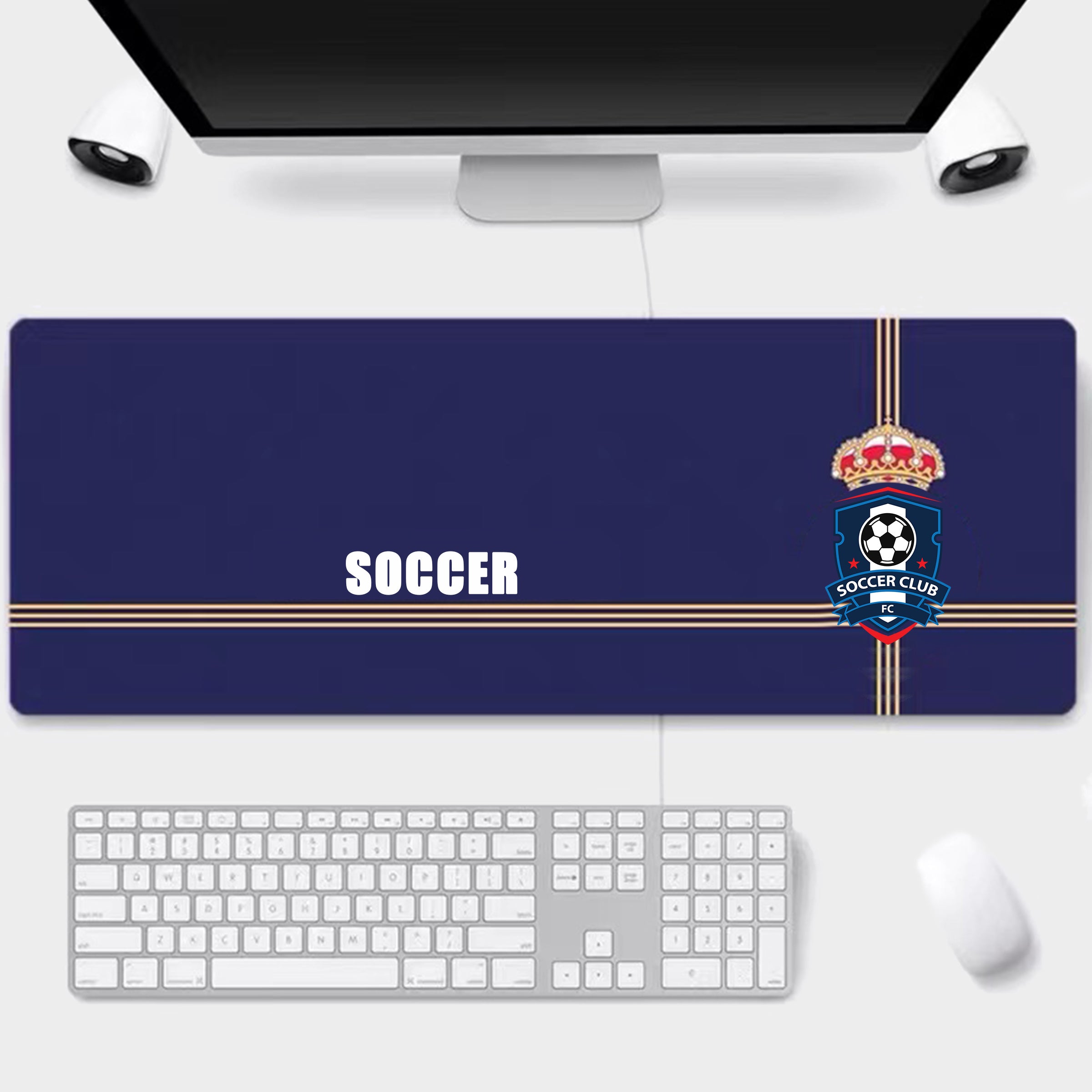 【Sport Club系列】滑鼠墊訂製 客製化滑鼠墊 球隊圖案訂製 訂製球隊logo BG11-11