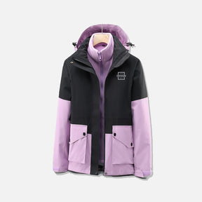 Casual Hoodie&Sweater Jacket  | HK 兩件套女款拉鏈連帽夾克外套定制
