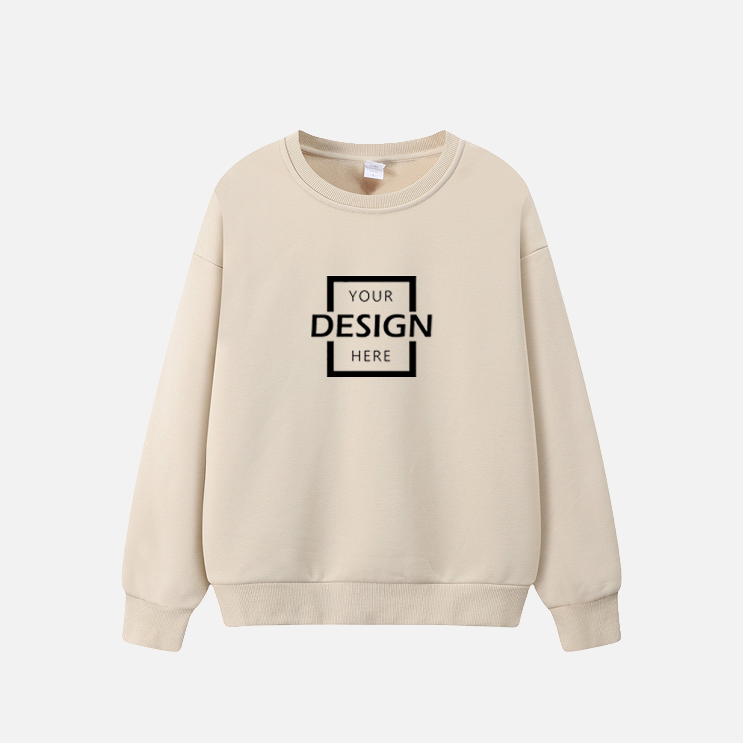 500g Hoodie&Sweater Oversize Sweater  | HK 簡約質感圓領衛衣定制BG35-36