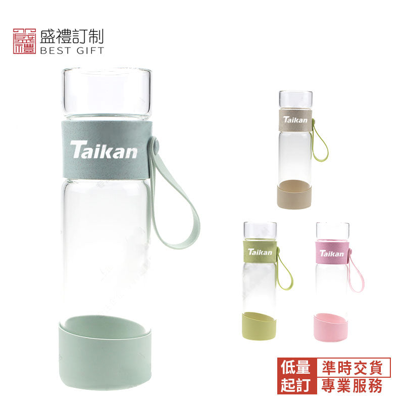 茶水分離麥香玻璃杯400ML