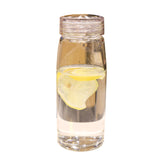 【水樽杯子】簡約帶蓋單層玻璃杯透明純色訂製水樽