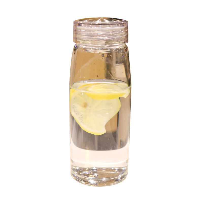 【水樽杯子】簡約帶蓋單層玻璃杯透明純色訂製水樽