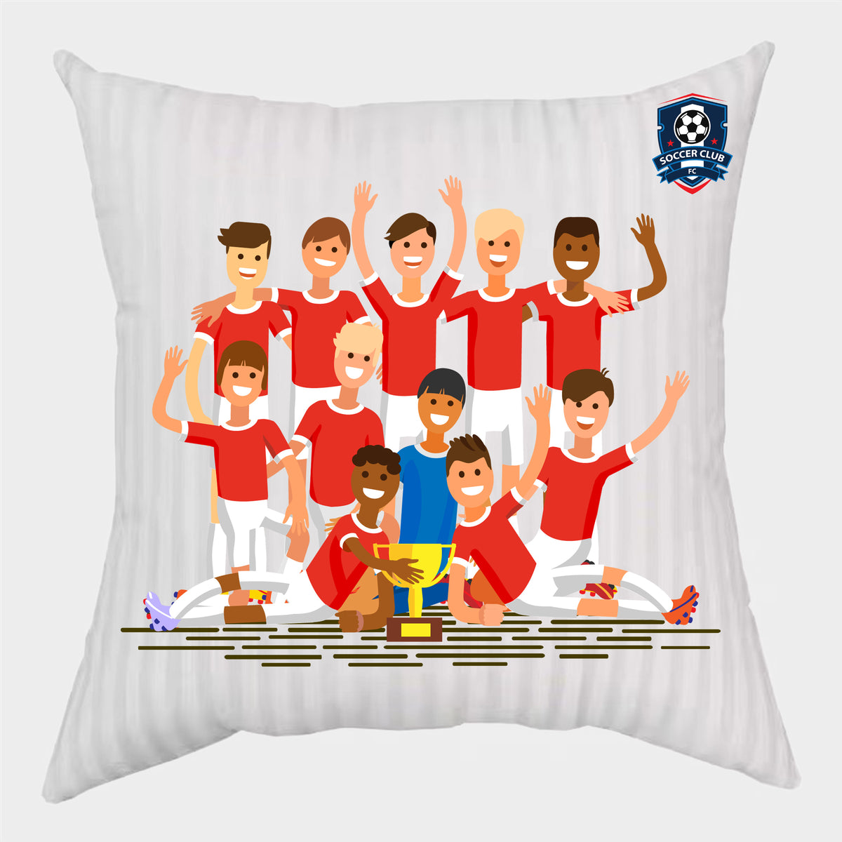 【Sport Club系列】Cushion訂製 客製化cushion 球隊圖案訂製 訂製球隊logo