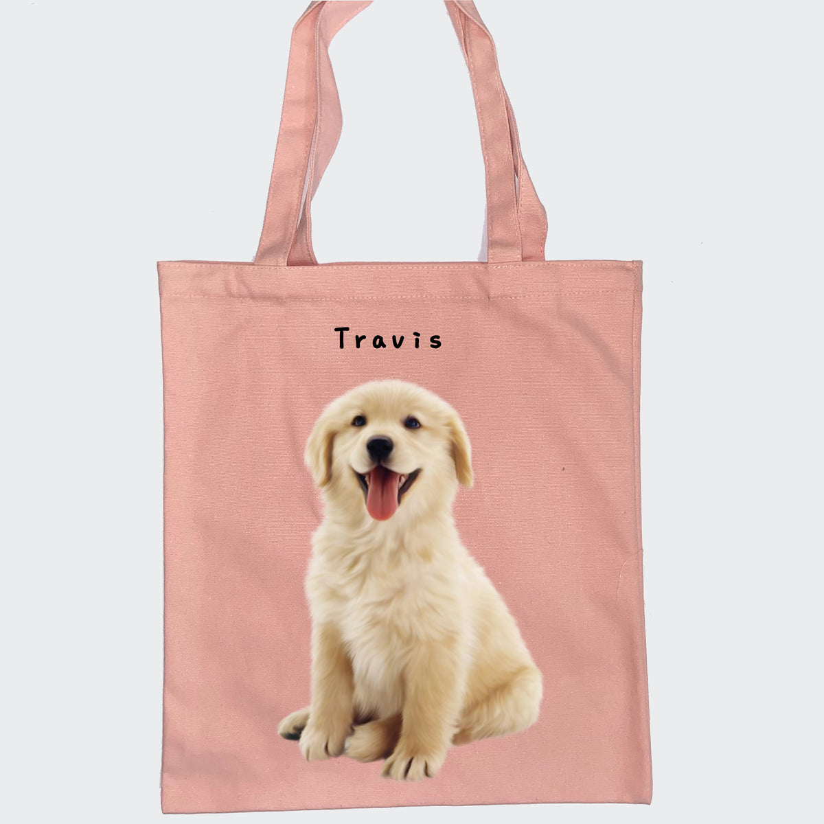 【Pet Shop系列】訂製糖果色棉麻手提帆布袋 寵物創意禮物