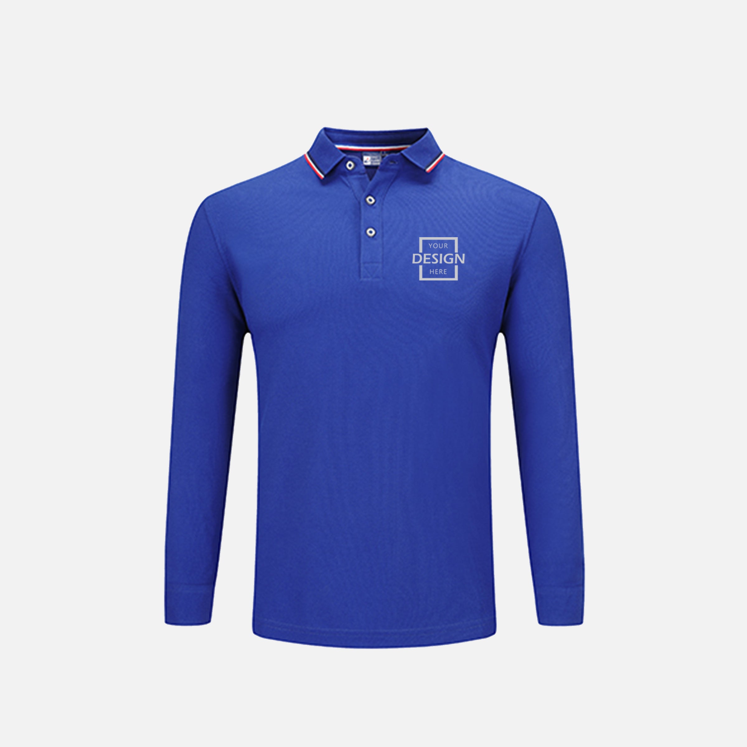 Multi-color lapel 220g polo long sleeve tshirt ∣HK 衫 棉質T恤Polo衫定制