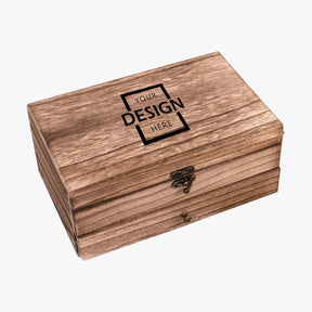 Minimalism Homeware Jewelry Box | 木盒首飾盒雙層女士帶鏡子木質展示盒定制BG23-12