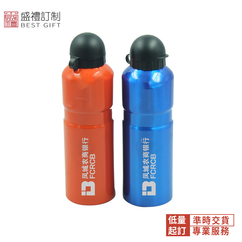 圓形杯蓋鋁質運動水壺大號