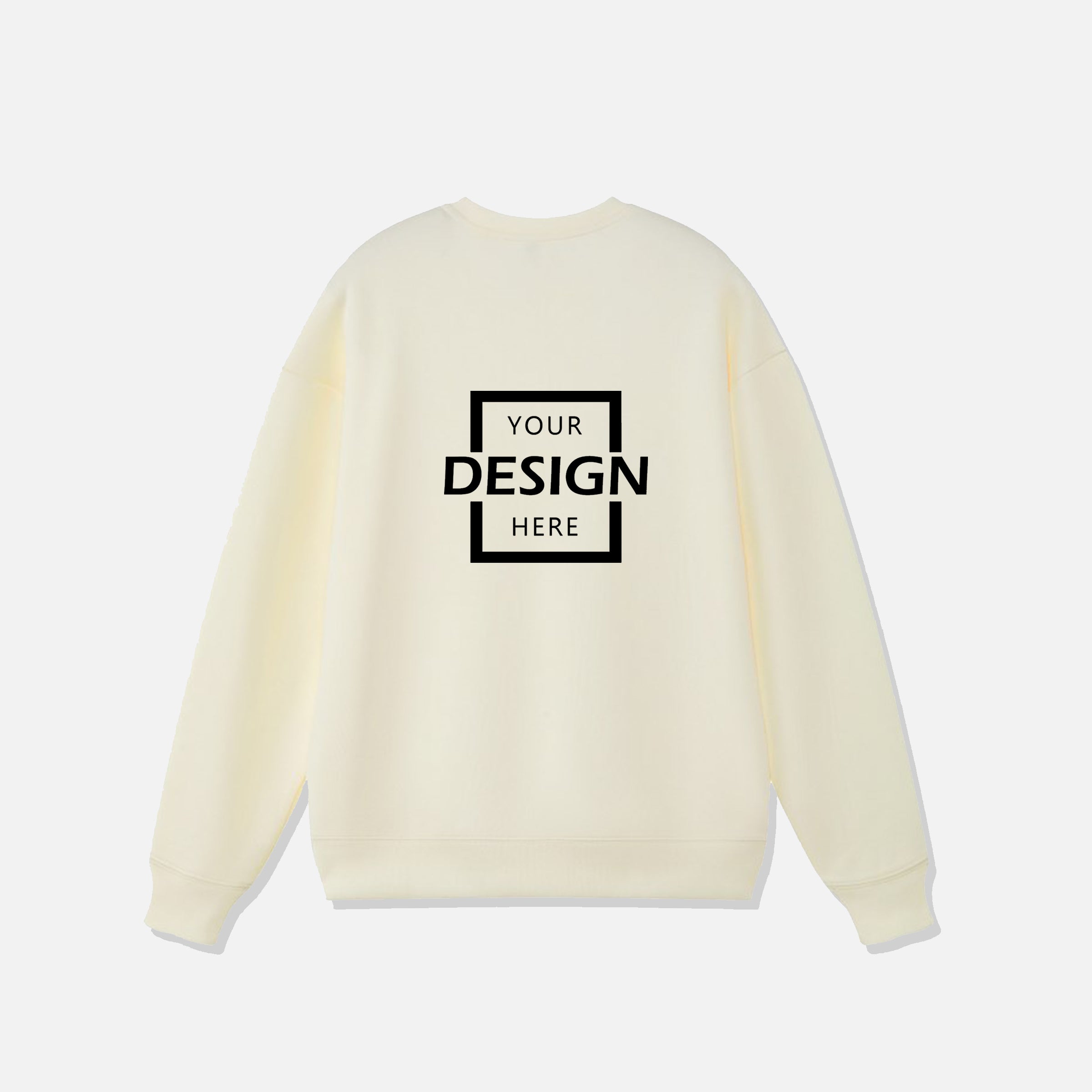 Pure Cotton Hoodie&Sweater Crewneck Sweater  | HK 純色簡約圓領衛衣定制