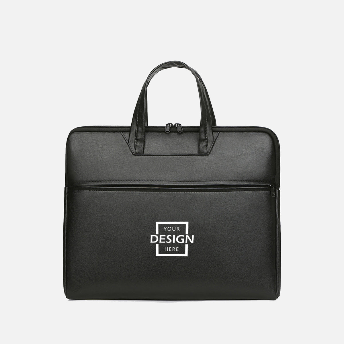 Simple PU briefcase Laptop bag∣純色商務手提電腦包