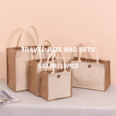 【Travel Gifts】 Tote Bag & Cotton Bag Customization  Tote Bag & Cotton Bag  printing logo x 10pcs|棉麻袋10件套訂製 購物袋訂製