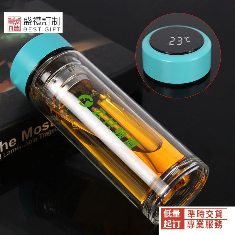 顯溫雙層玻璃杯
