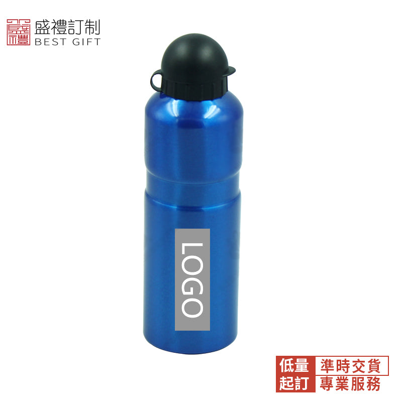 圓形杯蓋鋁質運動水壺大號