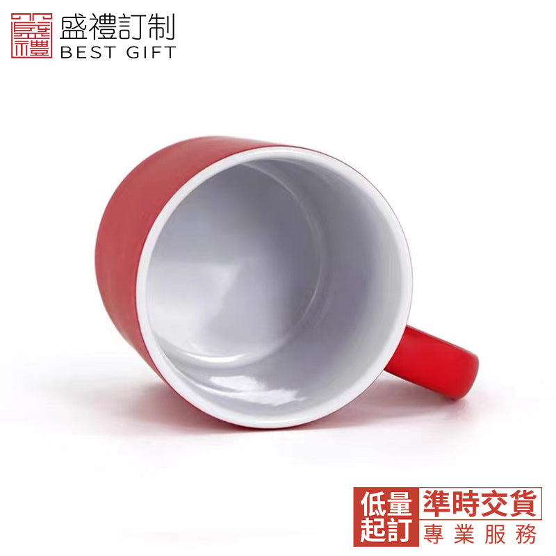 圓把變色磨砂杯
