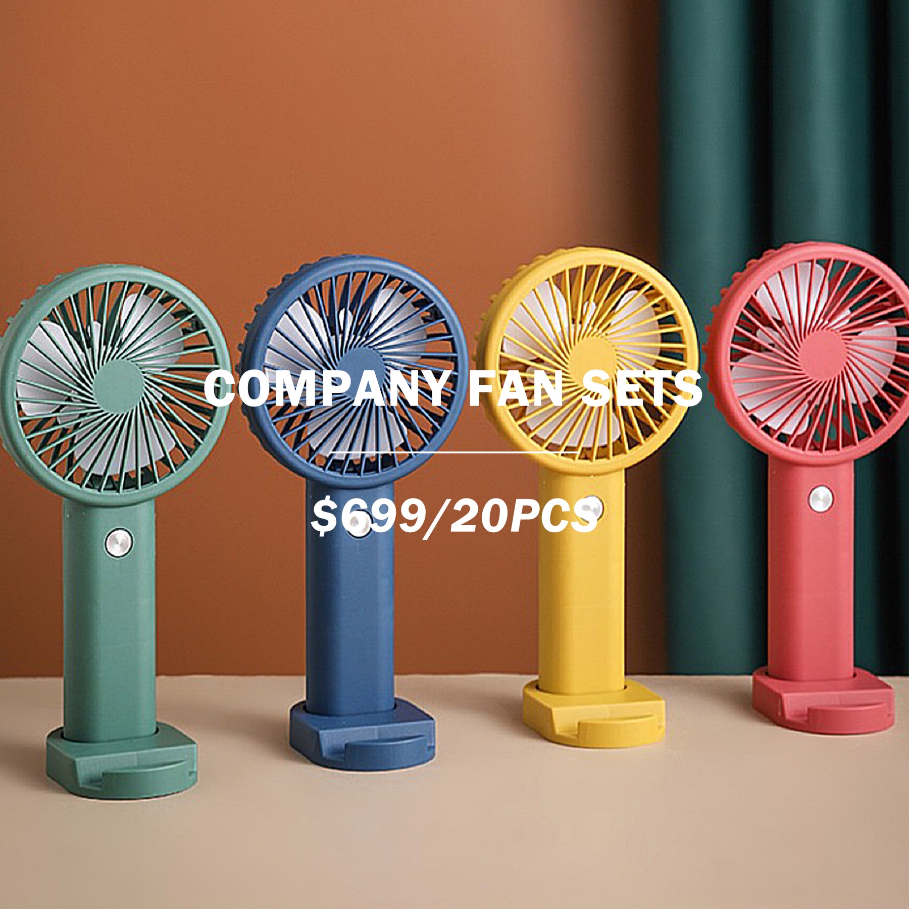 【Company Gifts】 Small Fan&Handheld Fan Customization Small Fan&Handheld Fan printing logo x20pcs|小風扇20件套訂製 桌面小風扇訂製