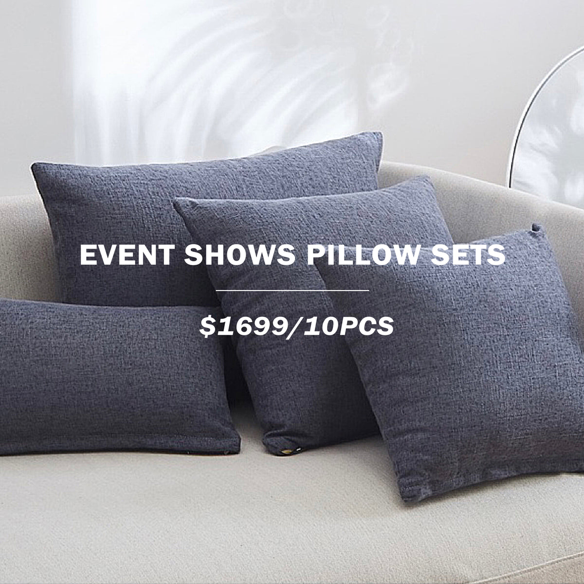 【Event Gifts】 Square Sofa Back & Pillow Customization Square Sofa Back & Pillow Printing Logo X 10 PCS |活動展覽靠枕10件套裝訂製 靠枕訂製
