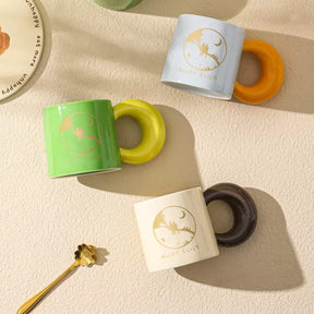 【情人節系列】定制陶瓷水杯 客製logo大耳朵圓碌碌咖啡杯