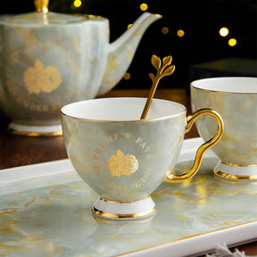 【家居系列】現代化茶具 定制logo輕奢陶瓷茶具套裝