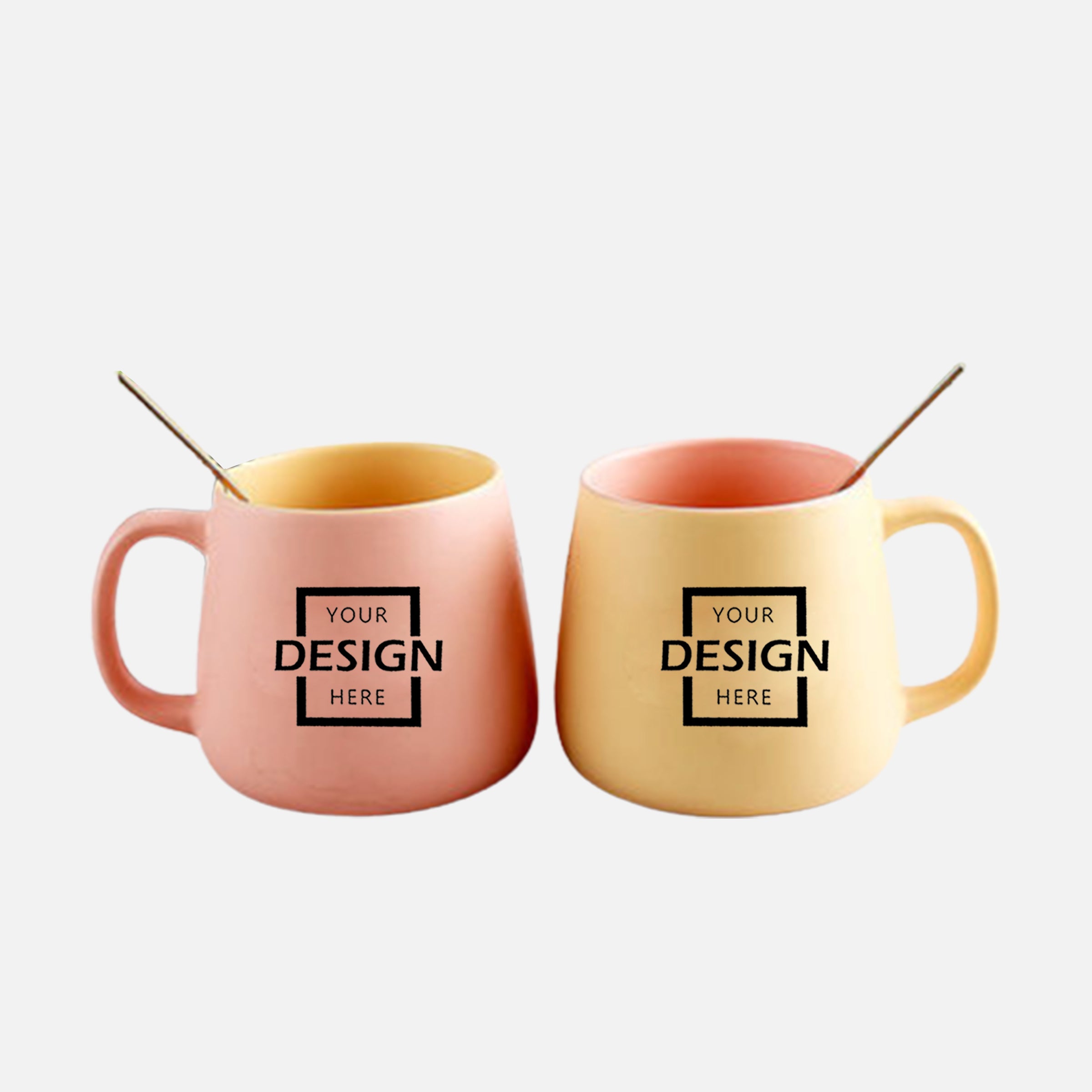 Elk Gradient Water Cup Fashion Mug∣HK客製化漸變色聖誕情侶馬克杯BG30-2