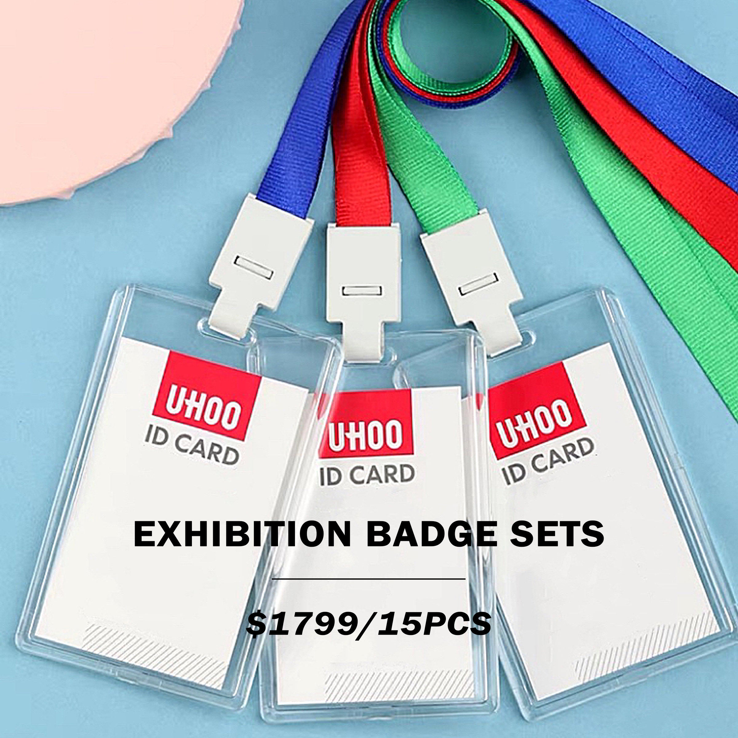 【Exhibition Gifts】 Acrylic Badge & Job Tag Customization Acrylic Badge & Job Tag Printing Logo X 15pcs |公司工作牌15件套裝訂製 胸牌訂製
