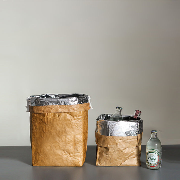 Tyvek Paper Aluminum Foil Insulated Lunch Box Bag | 防水環保杜邦紙收納袋鋁箔保溫飯盒