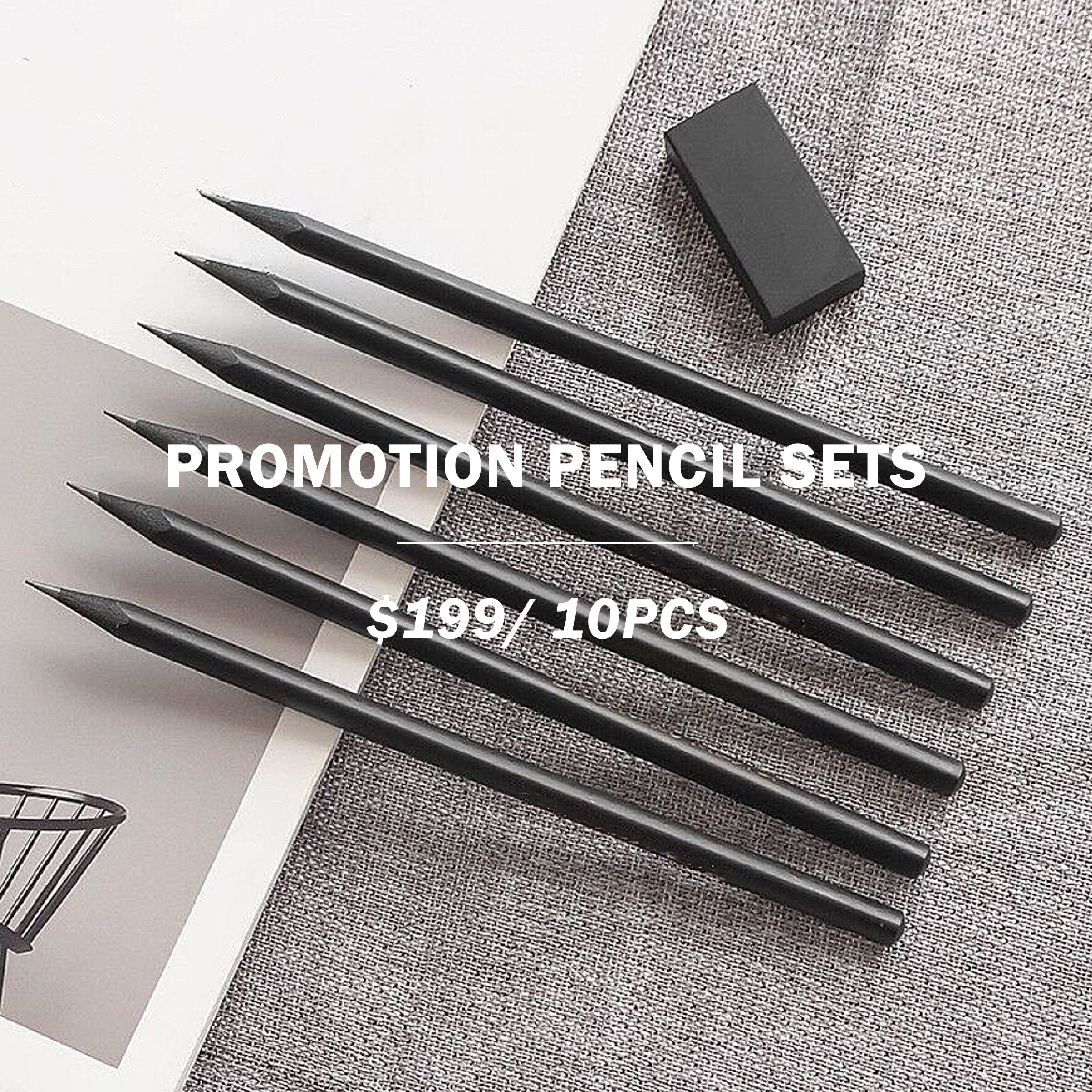 【TRAVEL GIFTS】Creative prncil &minimalistic pencil printing logo x 10 pcs | 創意鉛筆10件套訂製 鉛筆訂製