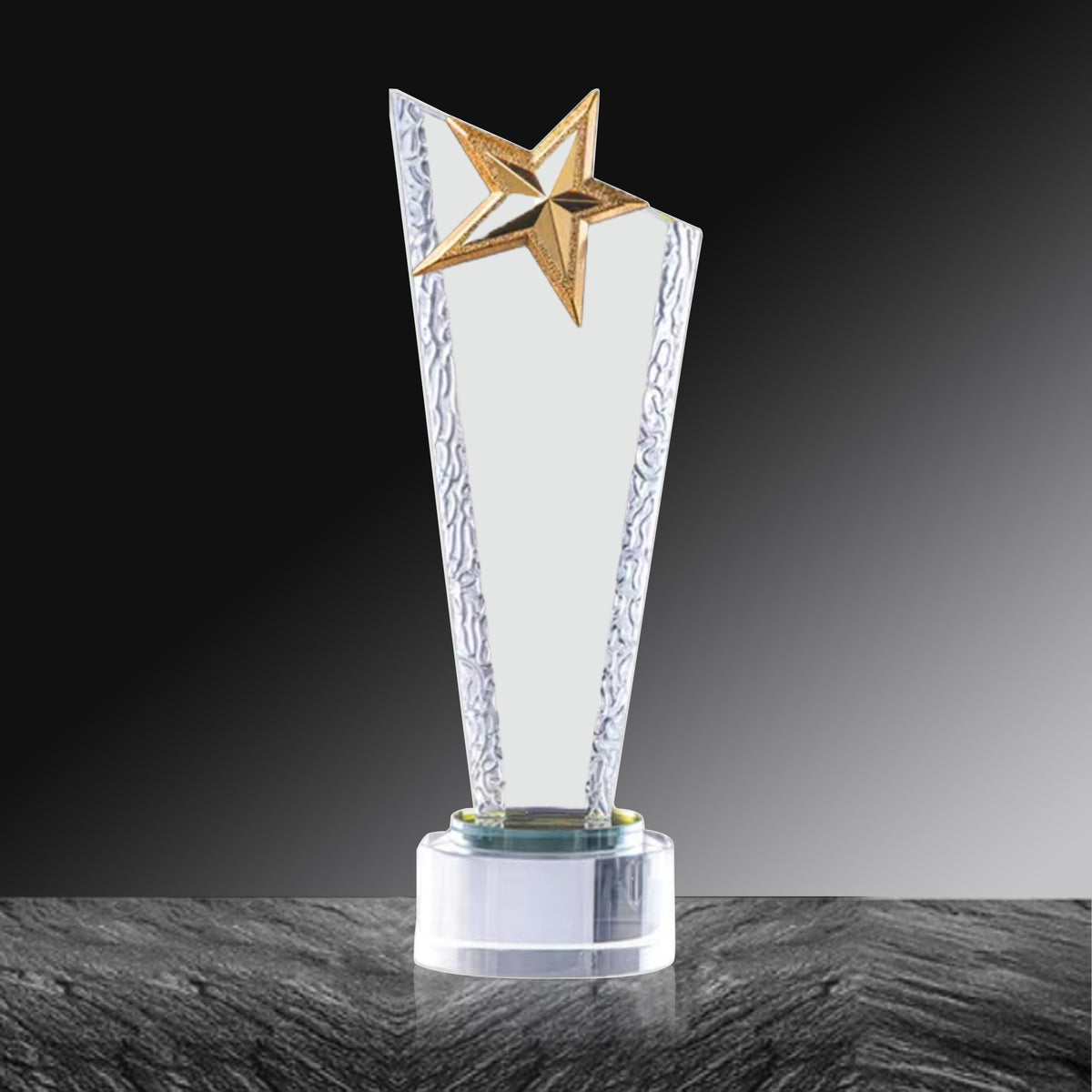 Golden Star Crystal Trophy | 創意商務獎盃金星水晶獎杯定制