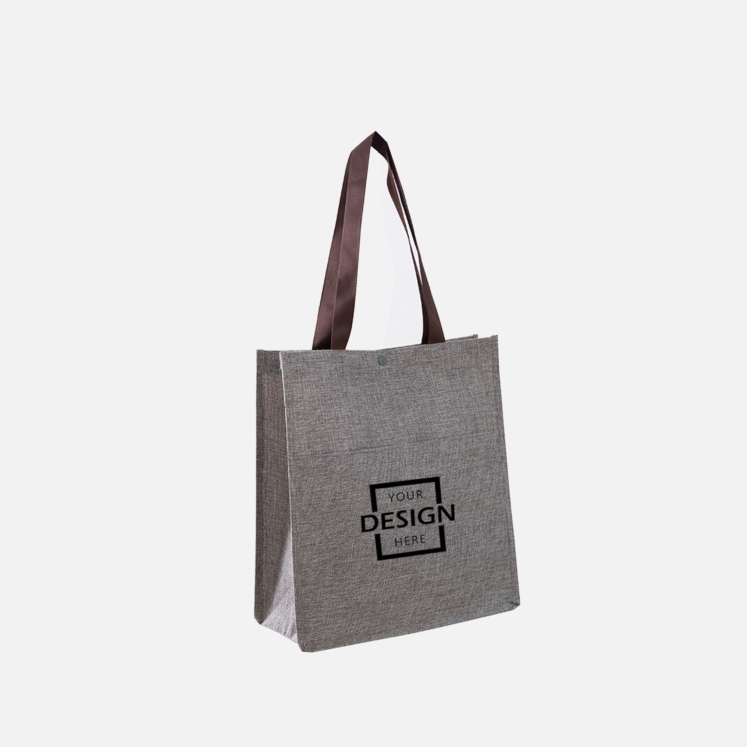 Cotton Linen Folding Solid Color Waterproof Lunch Bag∣手提便當午餐包訂製BG34-63