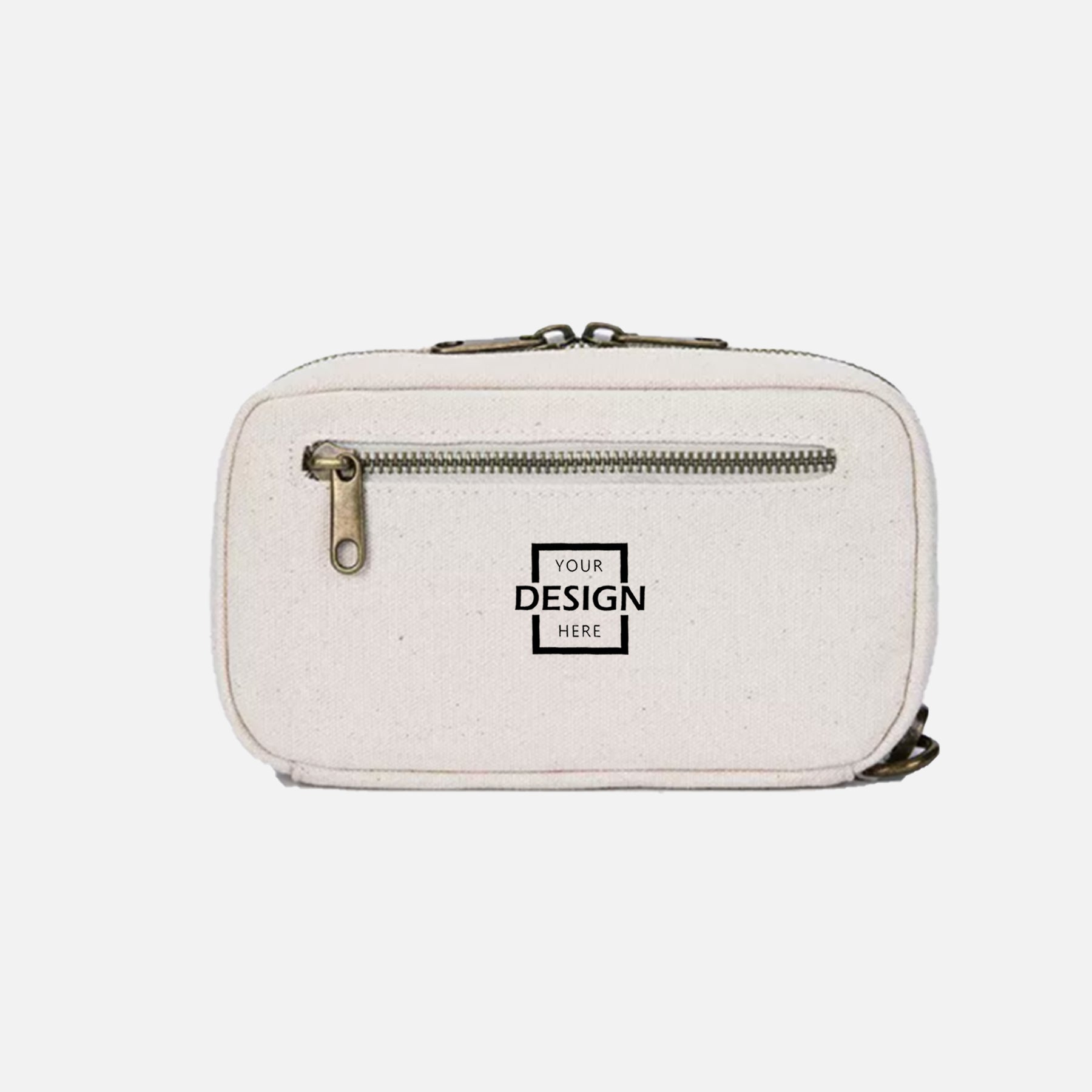 Cotton Canvas Bag Storage Pouch | 簡約純色手拿包收納包定制