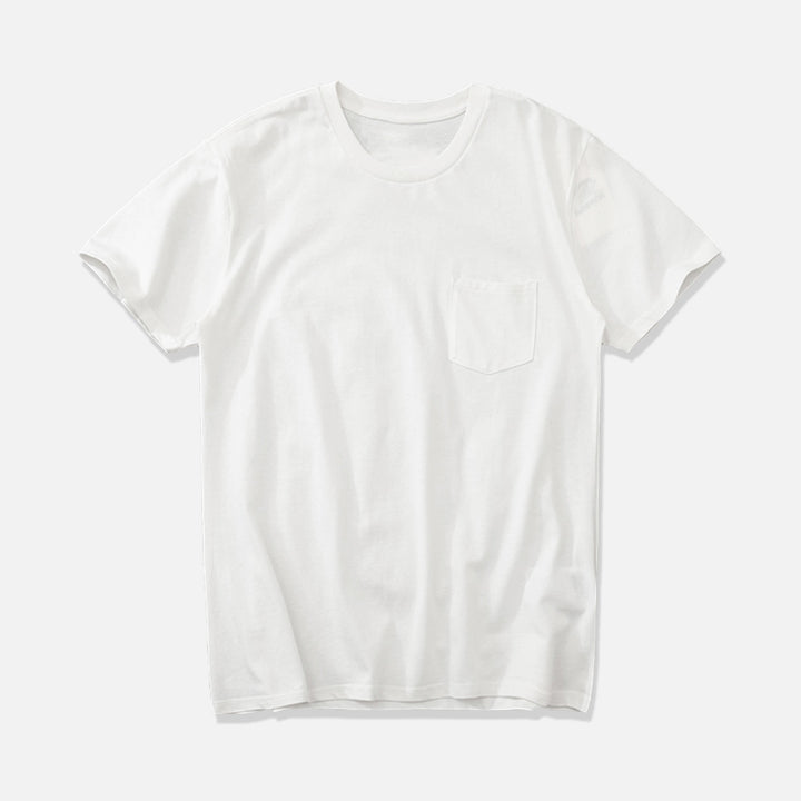 Solid Color Organic Cotton T-shirt | 純色無印染有機棉短袖打底T恤