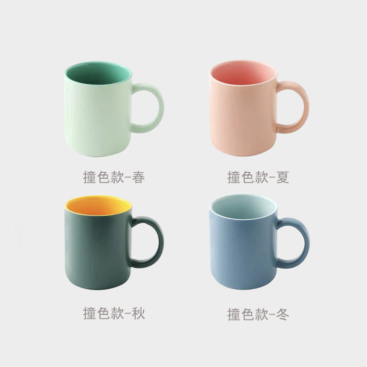 【Coffee Shop系列】陶瓷馬克杯 啞光咖啡杯 大容量杯子 咖啡店定制產品BG01-1-B