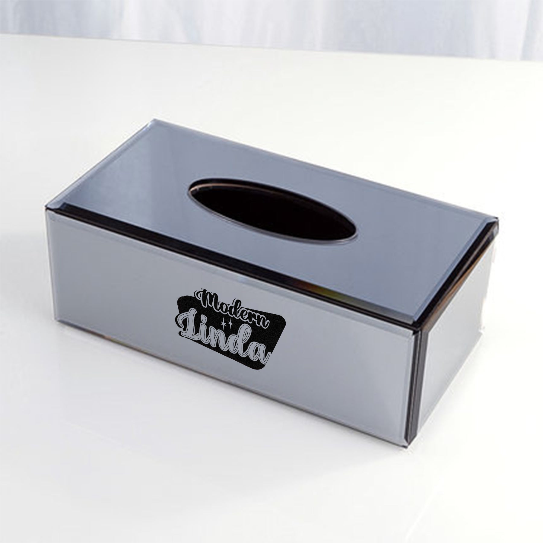 【家居系列】高級感輕奢風玻璃抽紙盒擺件 客製創意高端紙巾盒