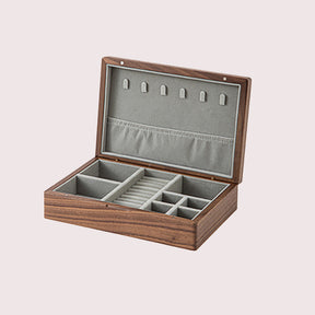 【家居系列】木質首飾盒 帶鎖高檔精緻復古實木首飾收納盒
