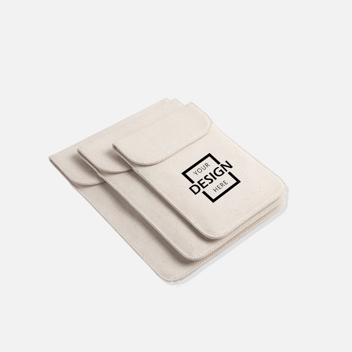 Cotton Canvas Bag Storage Pouch | 簡約平板保護套內膽包收納包定制
