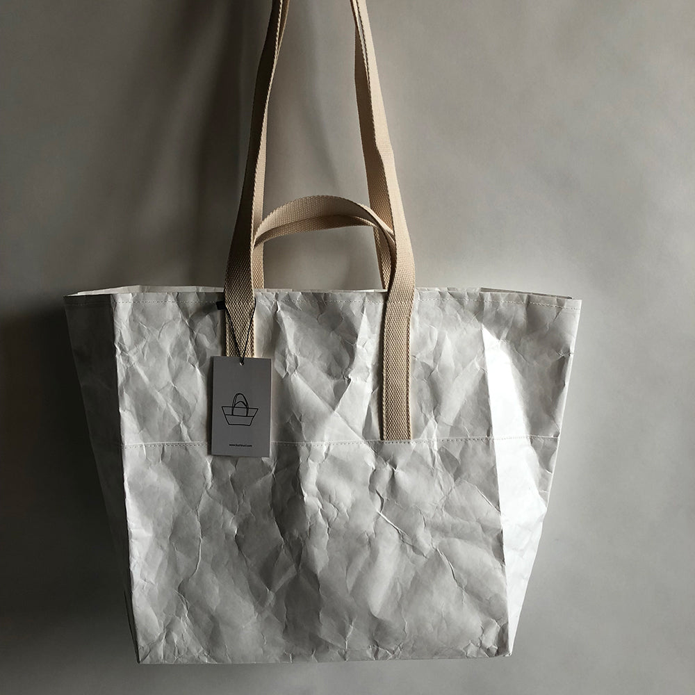 Tyvek Paper Reusable Shopping Bag Super Light | 環保手提單肩兩用購物袋超輕杜邦紙袋印刷超市禮品BG17-8