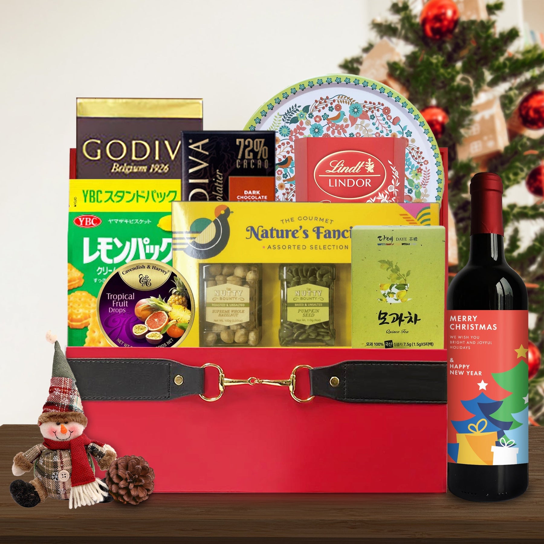 Christmas Hamper|聖誕慶祝定制紅酒食物籃 聖誕禮籃  聖誕送禮 - Design Your Own Wine