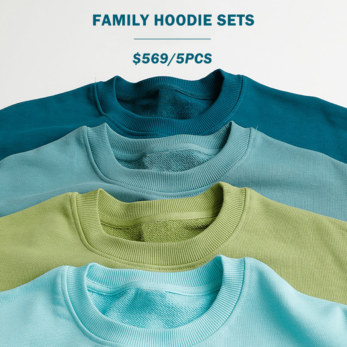 【Family Gifts】Hoodie&Sweater Customization Hoodie&Sweater printing logo x 5pcs | 帽衫5件套裝定制 衛衣訂製