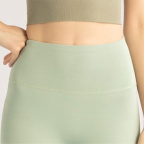 【健身系列】訂製純色瑜伽褲女 高腰提臀緊身運動打底褲
