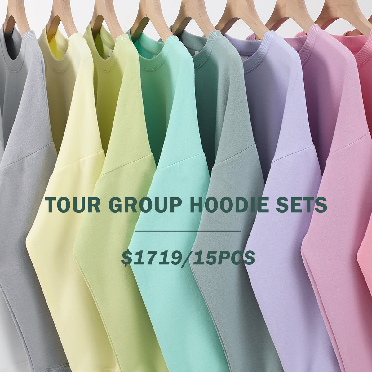 【Tour Gifts】Hoodie&Sweater Customization Hoodie&Sweater printing logo x 15pcs | 帽衫15件套裝定制 衛衣訂製