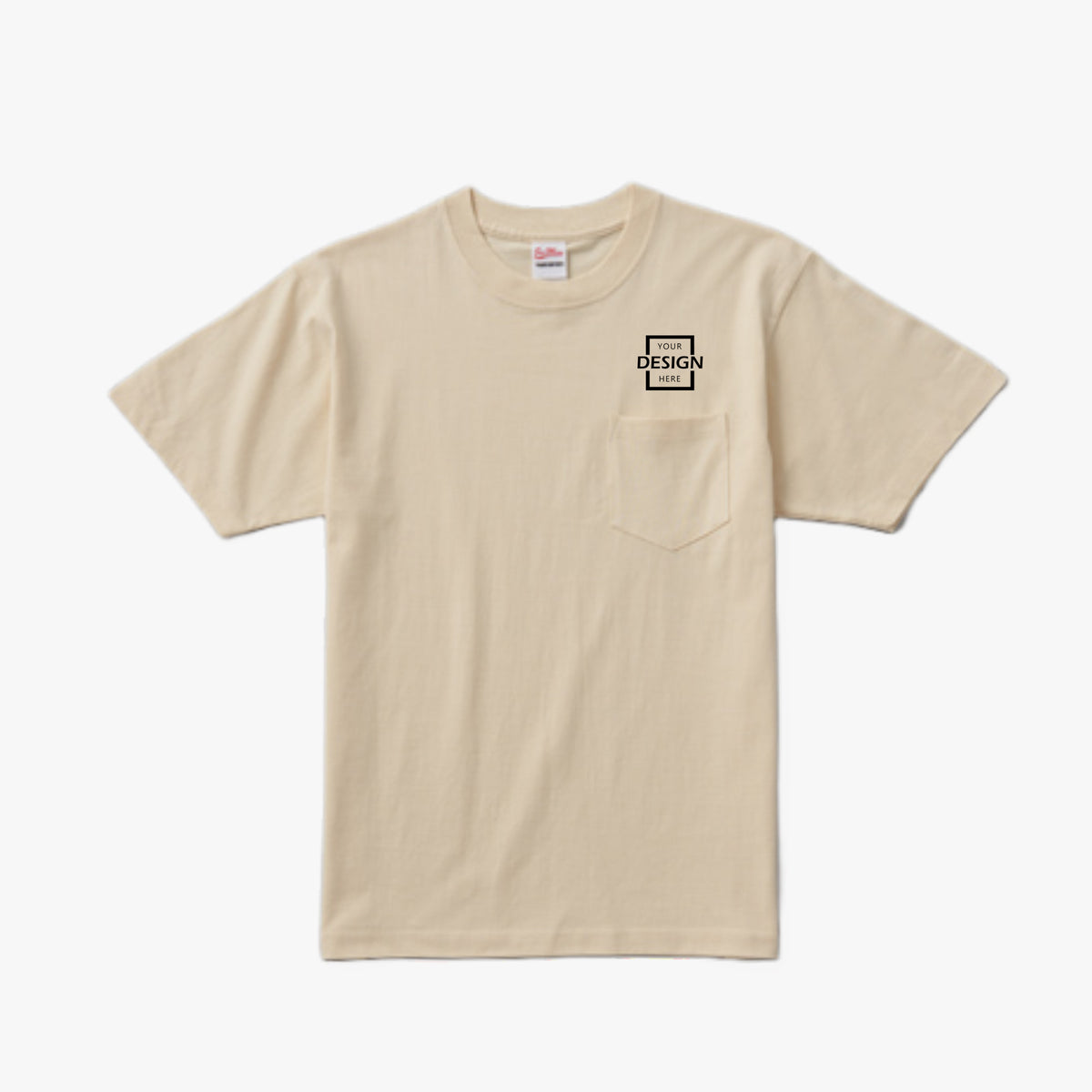 230G solid color cotton pocket Cotton T-Shirt | HK 衫 棉質T恤衫定制