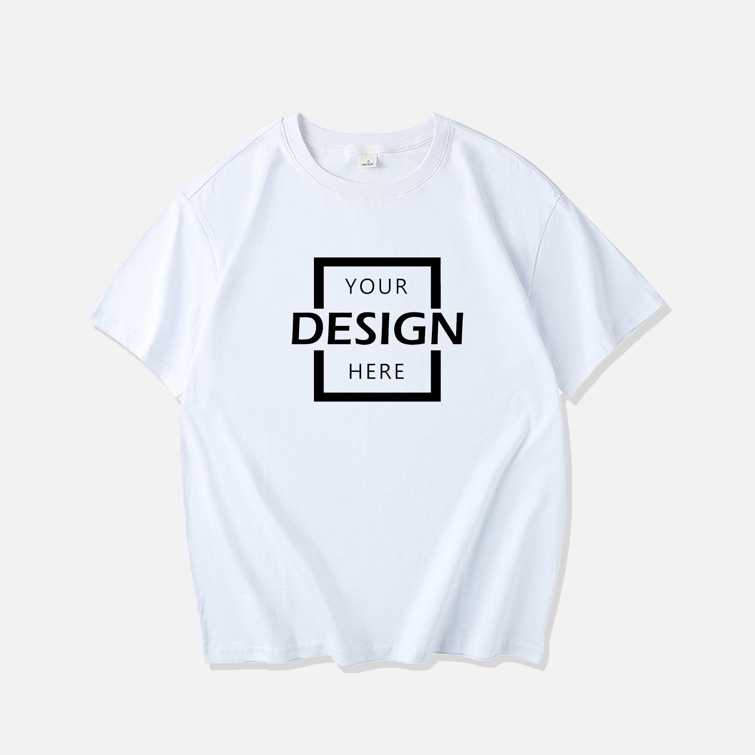 Round Neck cotton short sleeve Oversize T- Shirt∣訂製HK 純棉T恤