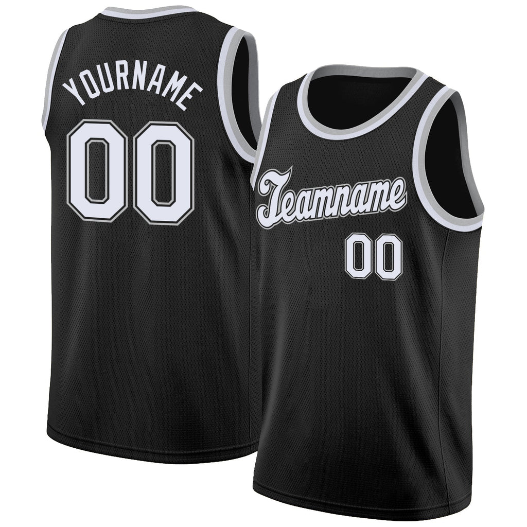 Plain black jersey store basketball