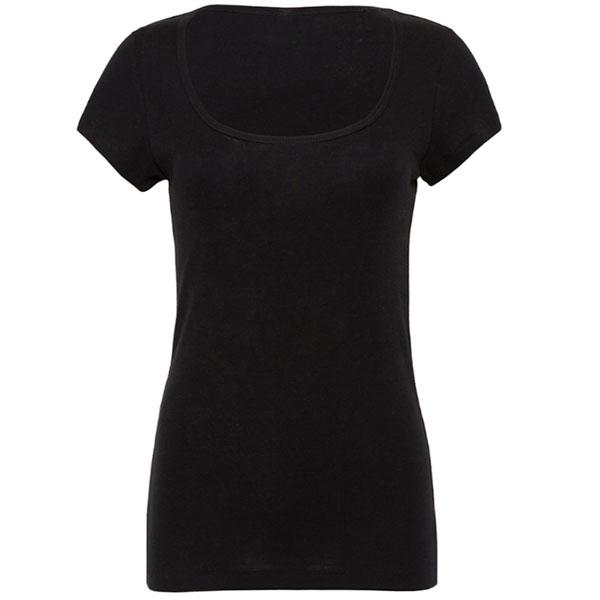 Women's Wide Neck T Shirt