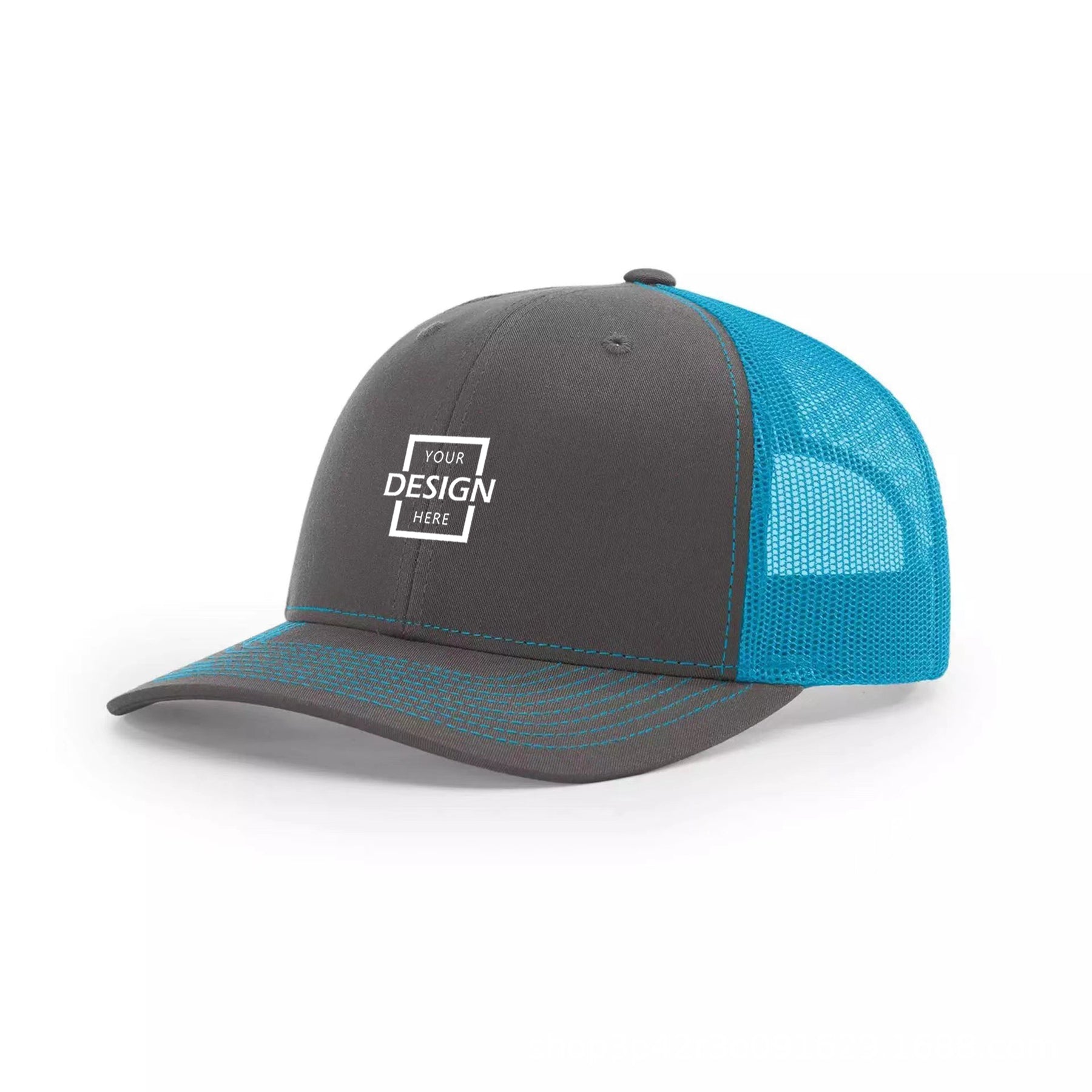 Printing logo slightly curved visor trucker hat  | HK 帽 卡車帽