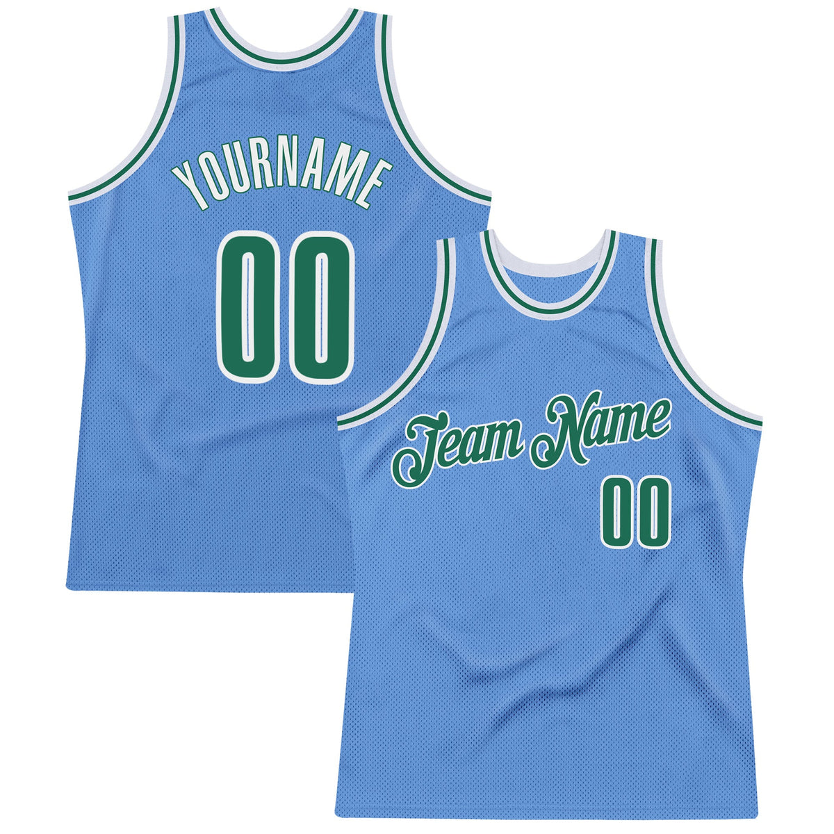 Custom Team White Basketball Authentic Neon Green Throwback Jersey Kelly  Green