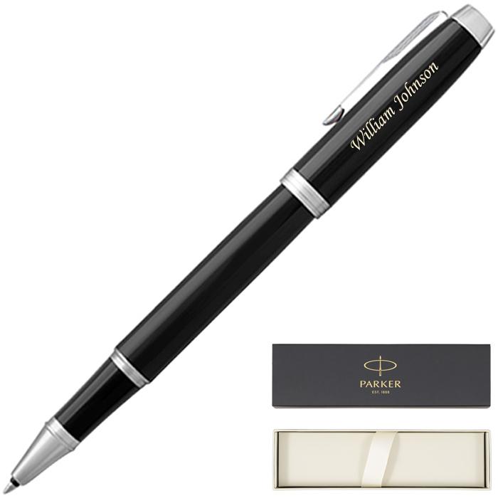 Parker IM Black Chrome Rollerball Pen