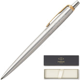 Parker Jotter Gel Pen Stainless Steel Gold Trim