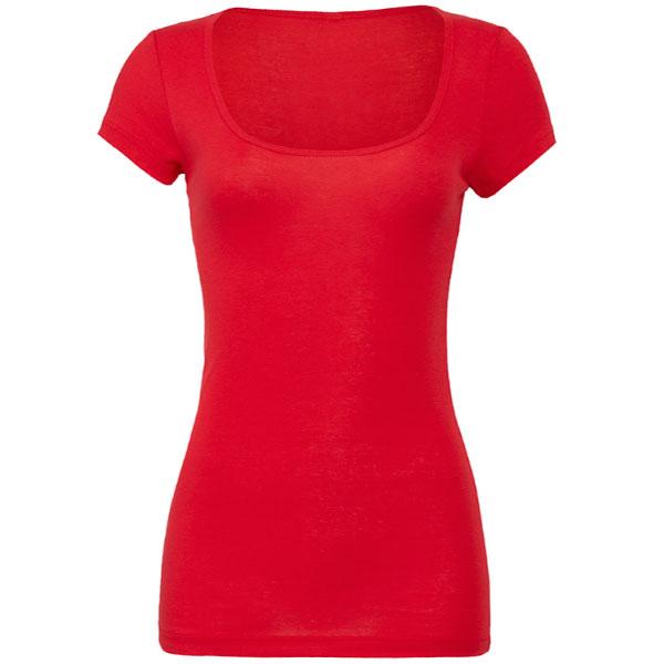 Women's Wide Neck T Shirt