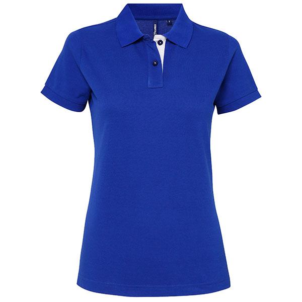 Women's Contrast Polo Shirt